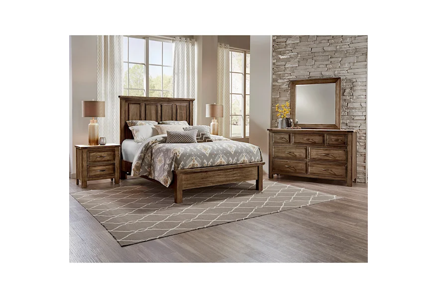 Maple Road Queen Bedroom Group by Artisan & Post at Esprit Decor Home Furnishings